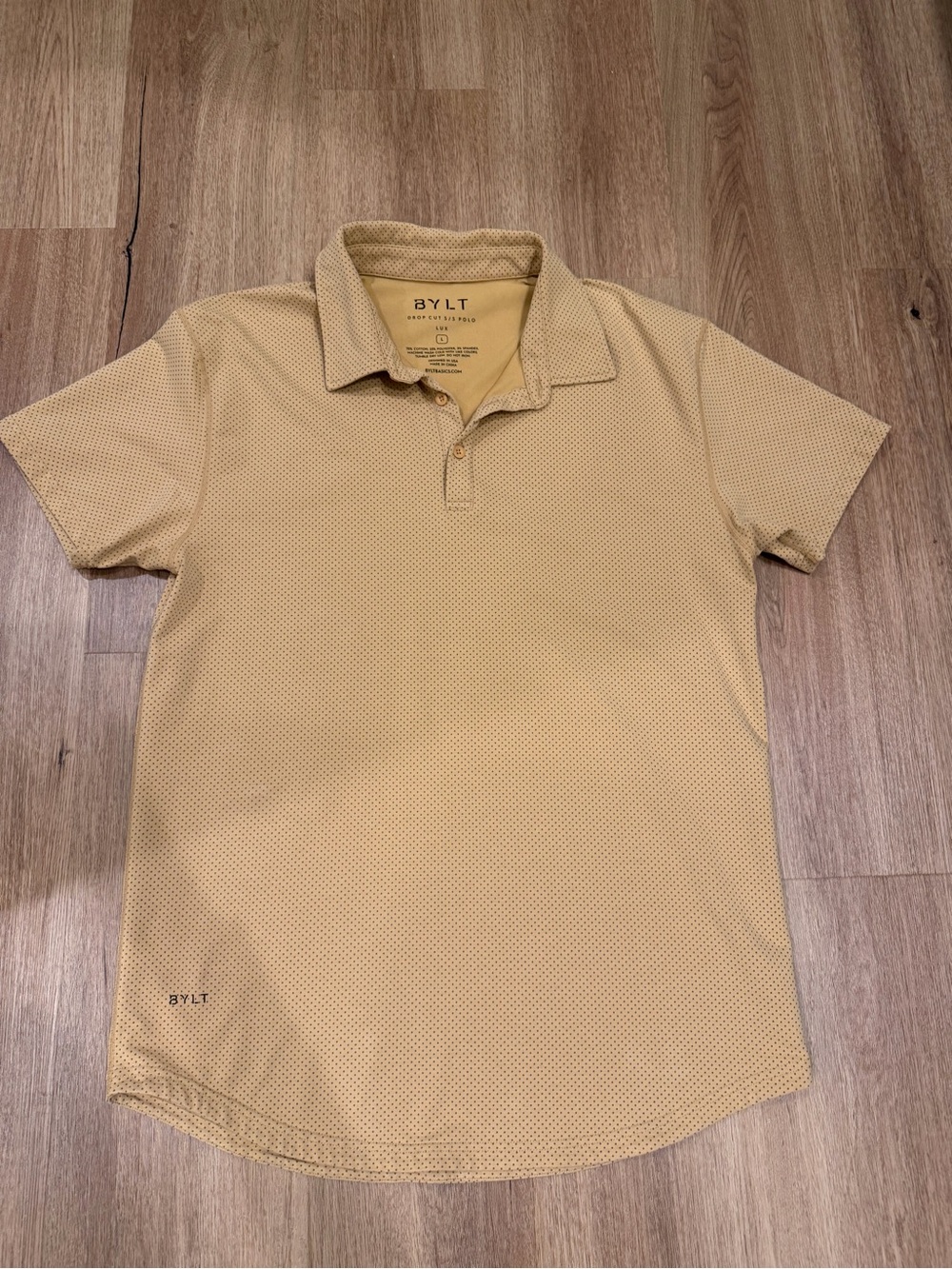 BYLT Drop cut S/S polo lux